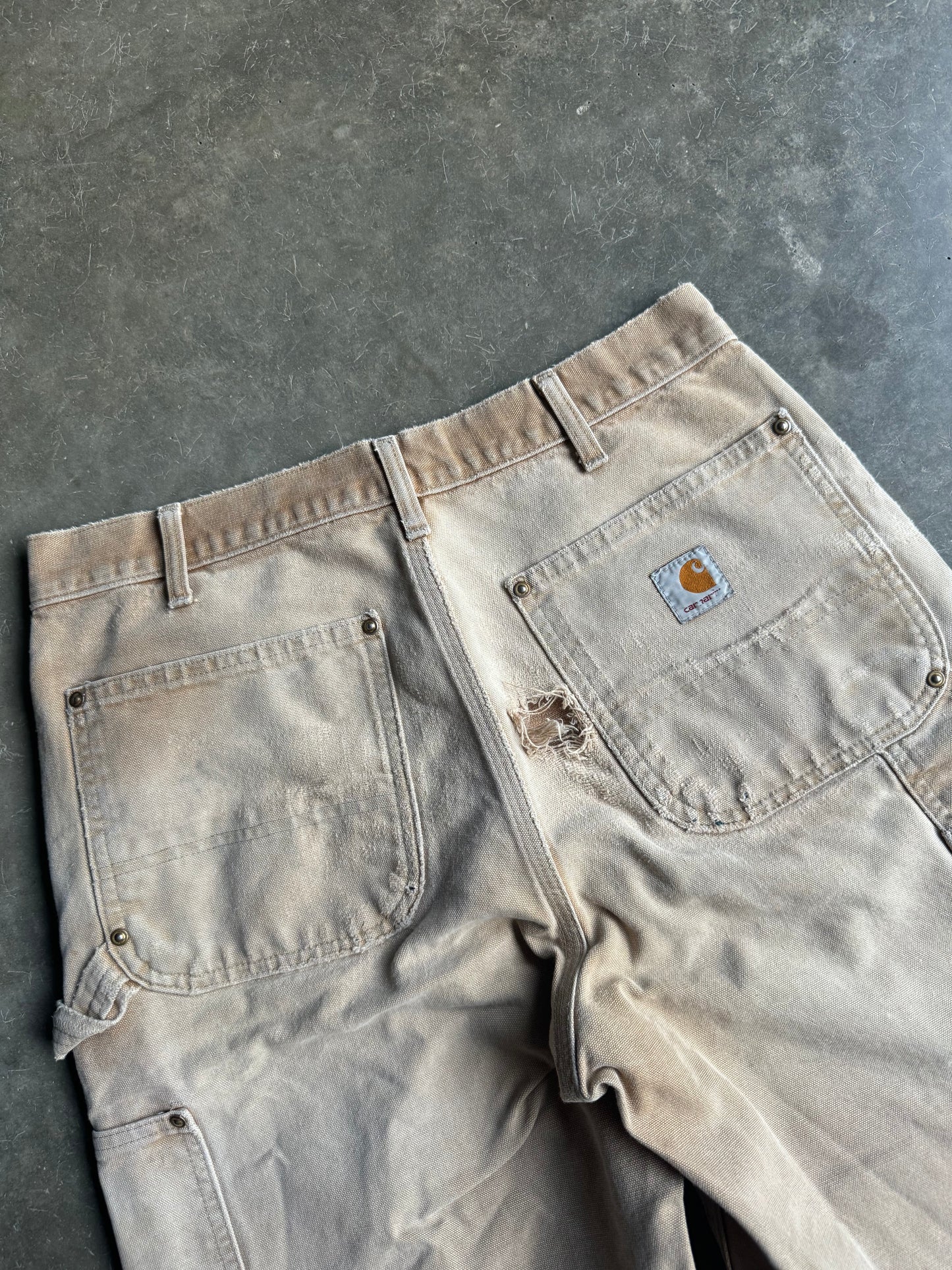 90s Carhartt Double Knee Made in U.S.A Distressed Pants