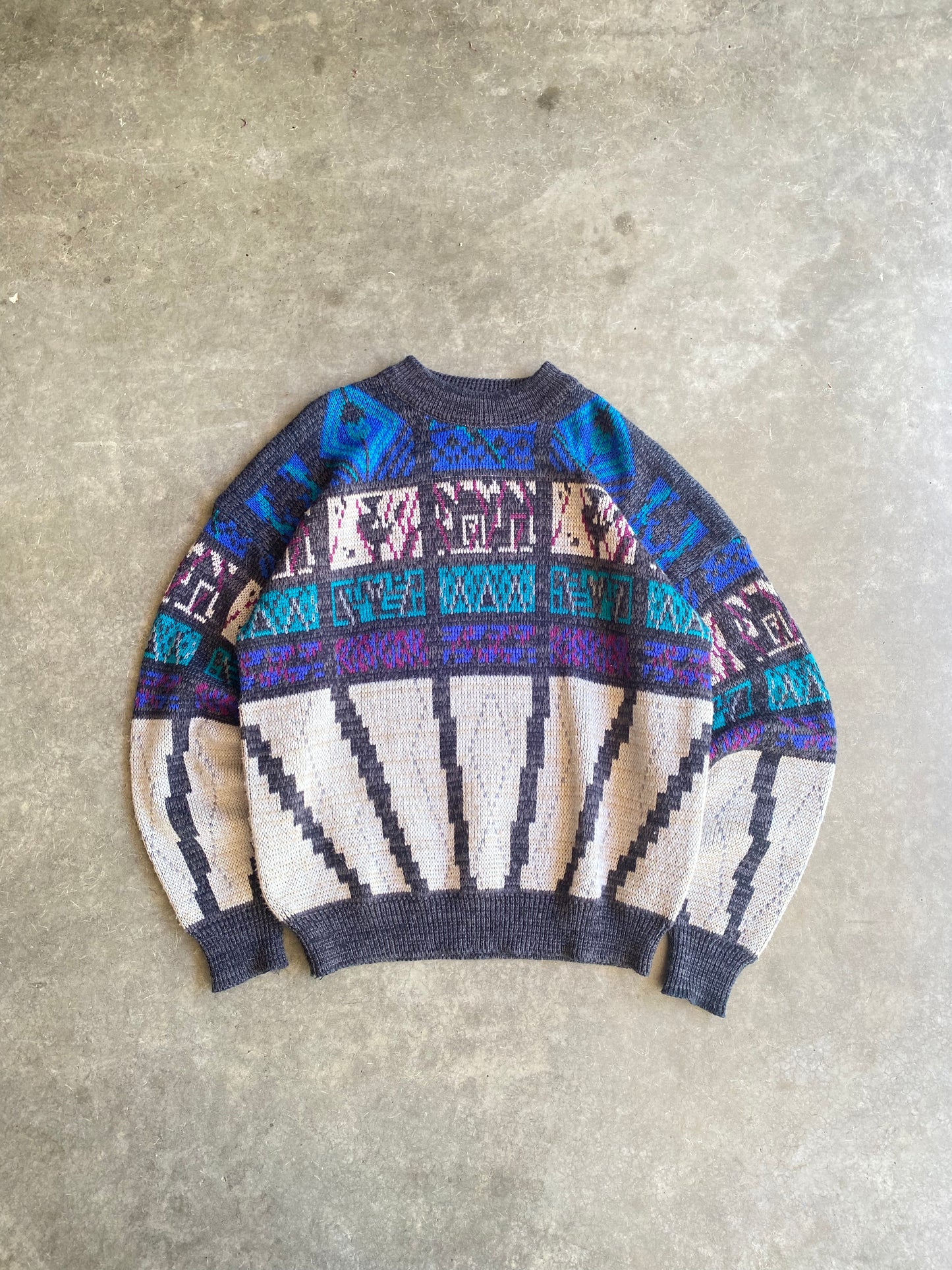 Vintage Multi-Colored Austin Reed Sweater - XL