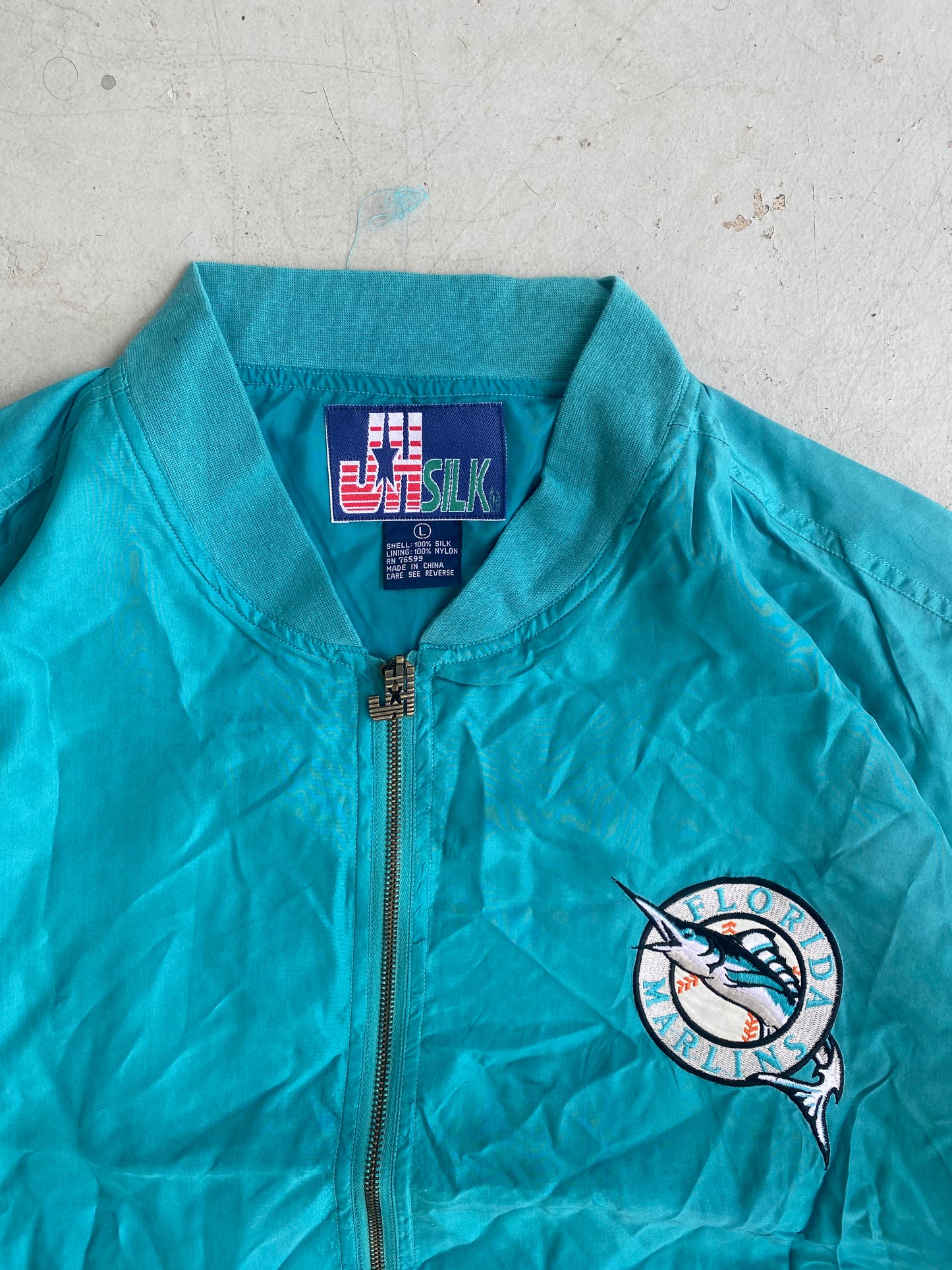 Vintage Miami Marlins Satin Jacket