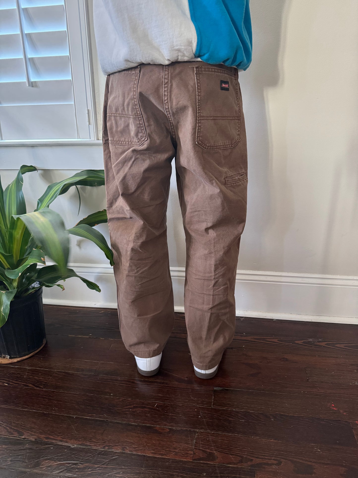 2010 Dickies Size 36x30 Mocha Colored Baggy Pants