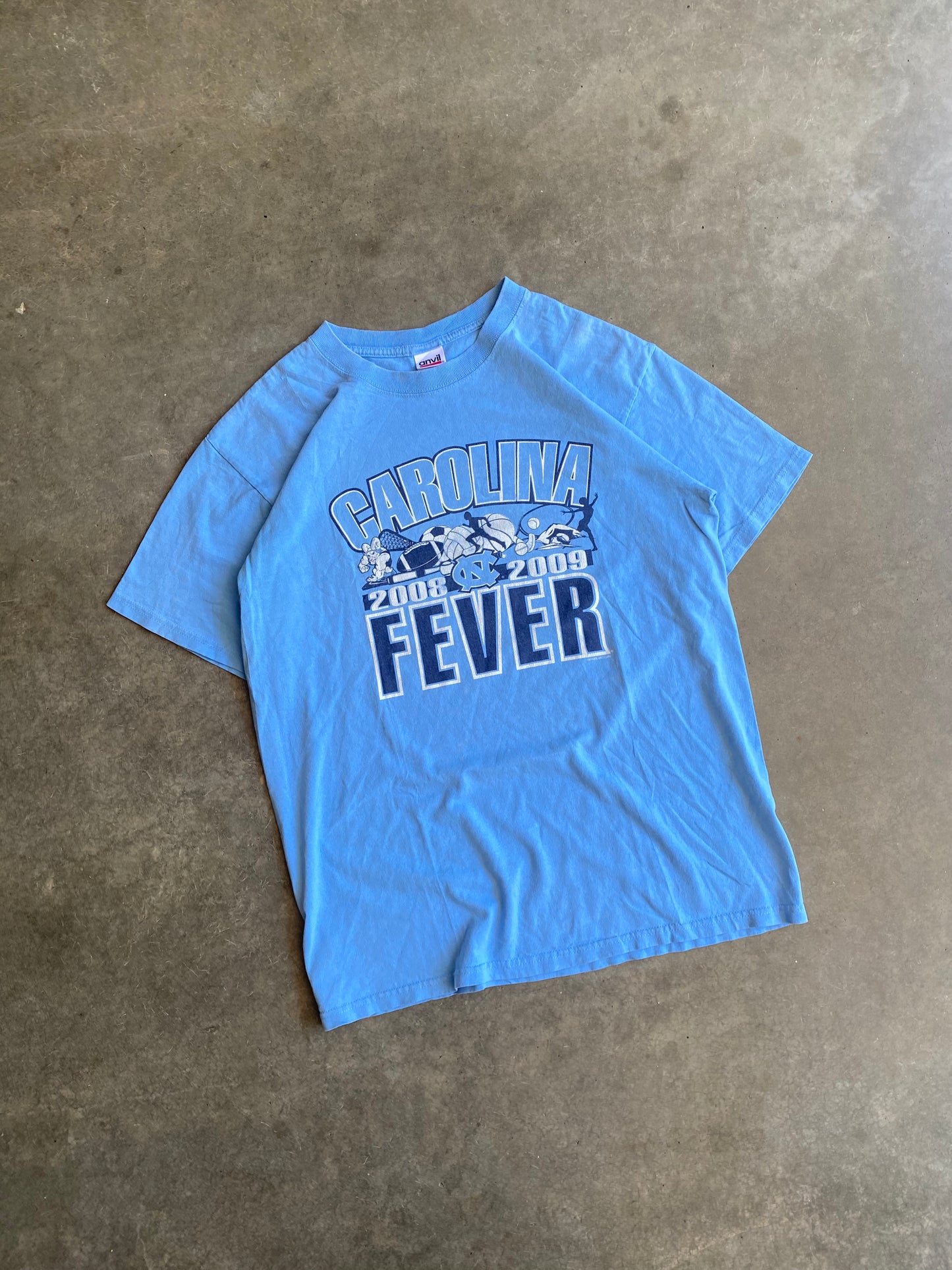 Vintage Carolina Fever Anvil Tee - L