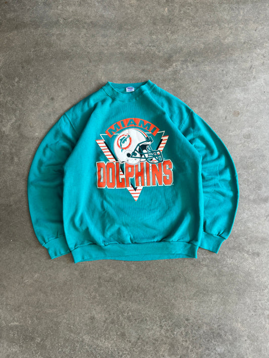 Vintage Miami Dolphins Made in U.S.A Crewneck