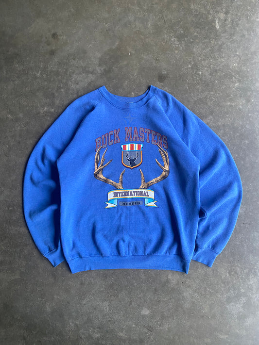 Vintage Buck Masters International Members Crew - XL