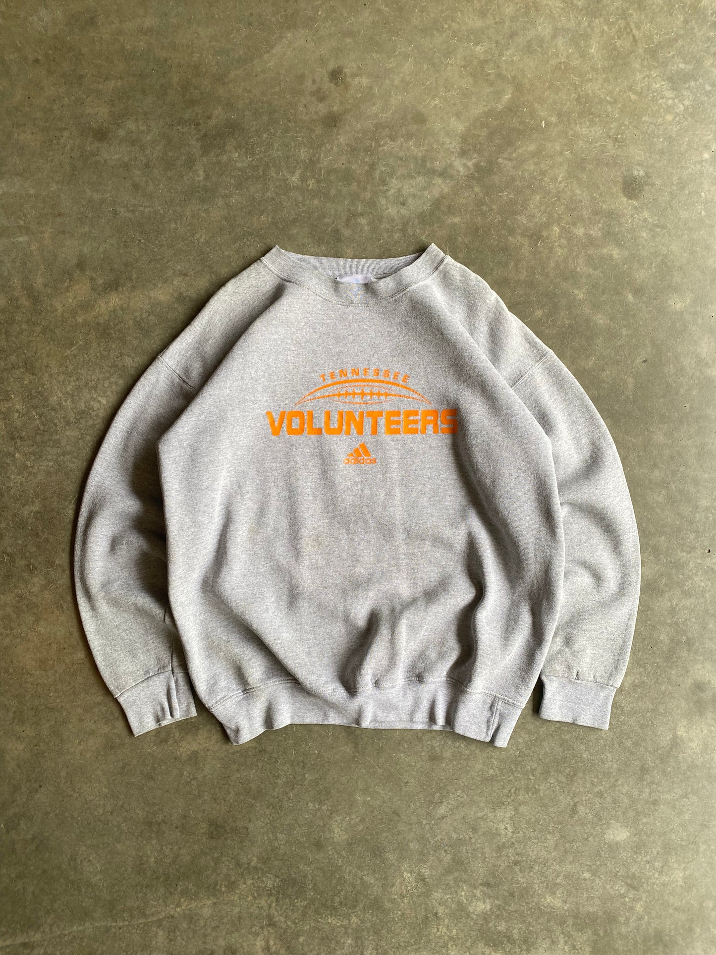 Vintage Tennessee Volunteers Football Adidas Crewneck - L