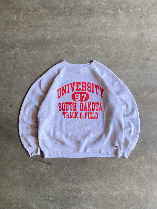 Vintage University Of South Dakota Russell Athletics Crewneck