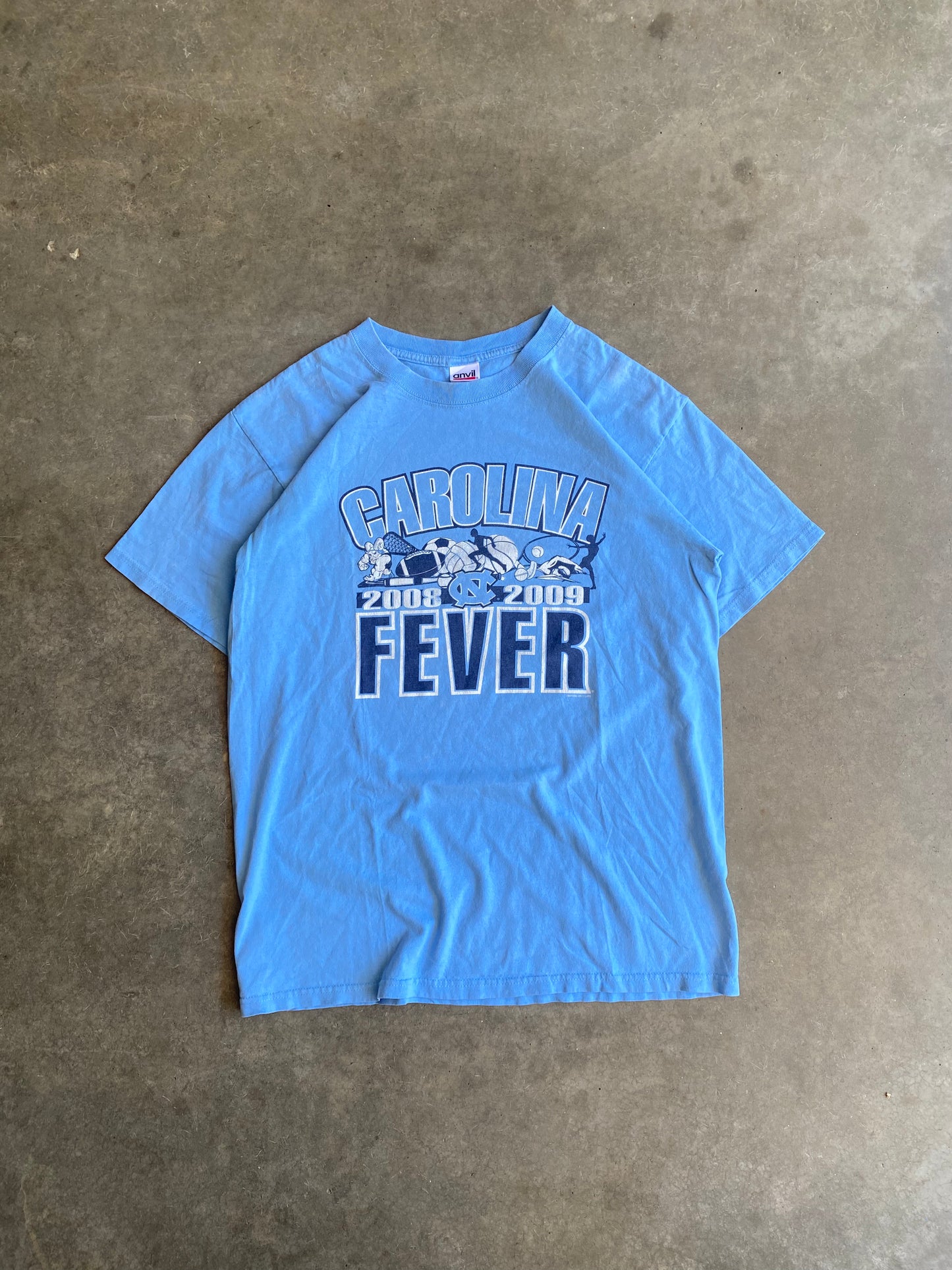 Vintage Carolina Fever Anvil Tee - L