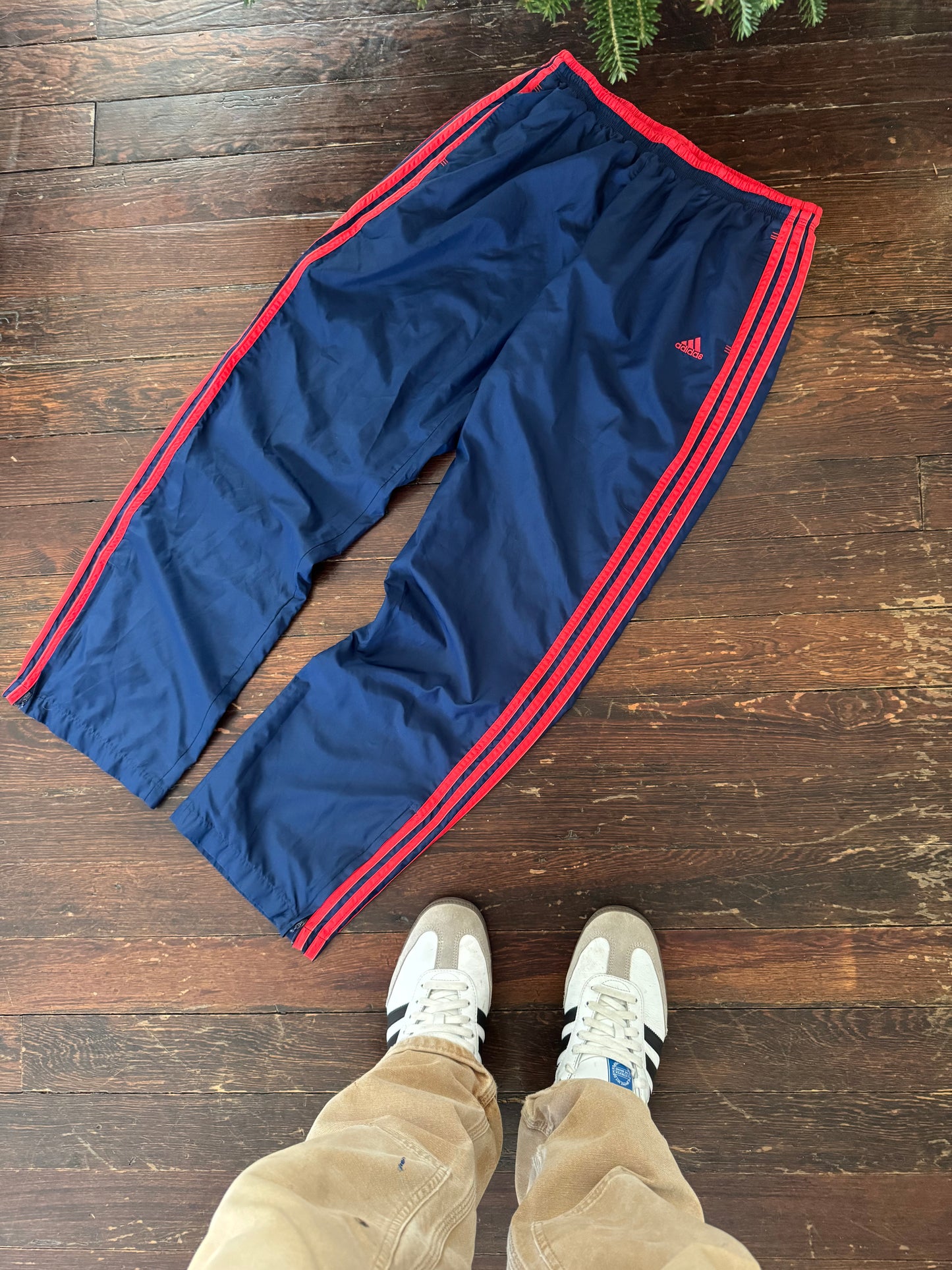 Vintage Adidas 3 Striped Track Pants