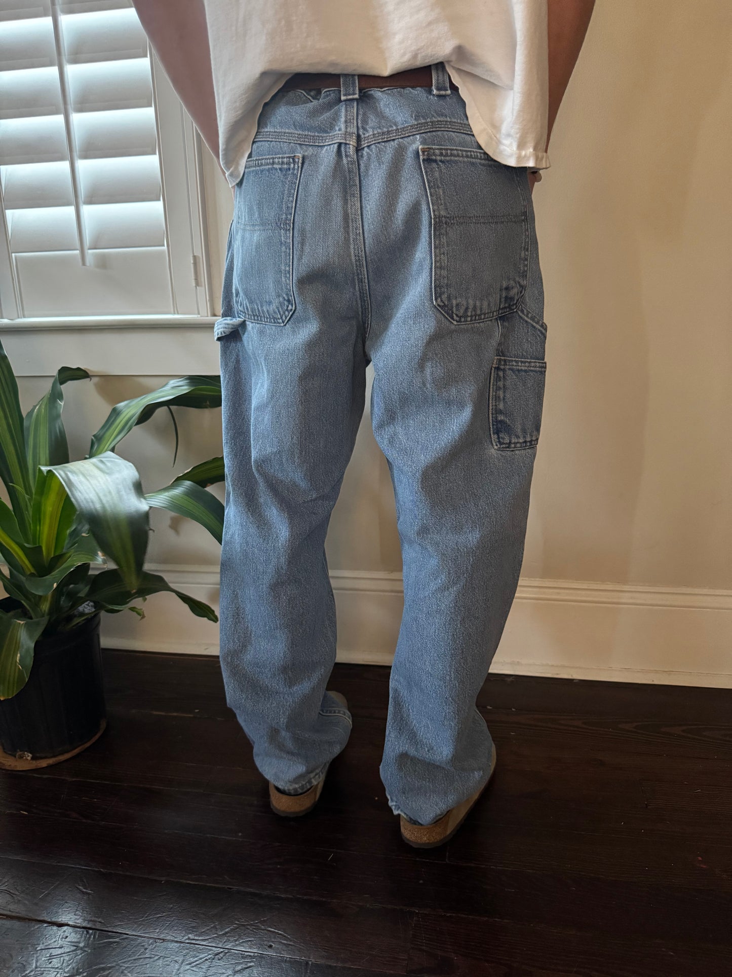 Y2K Saddlebred Size 35x30 Light Washed Carpenter Jeans