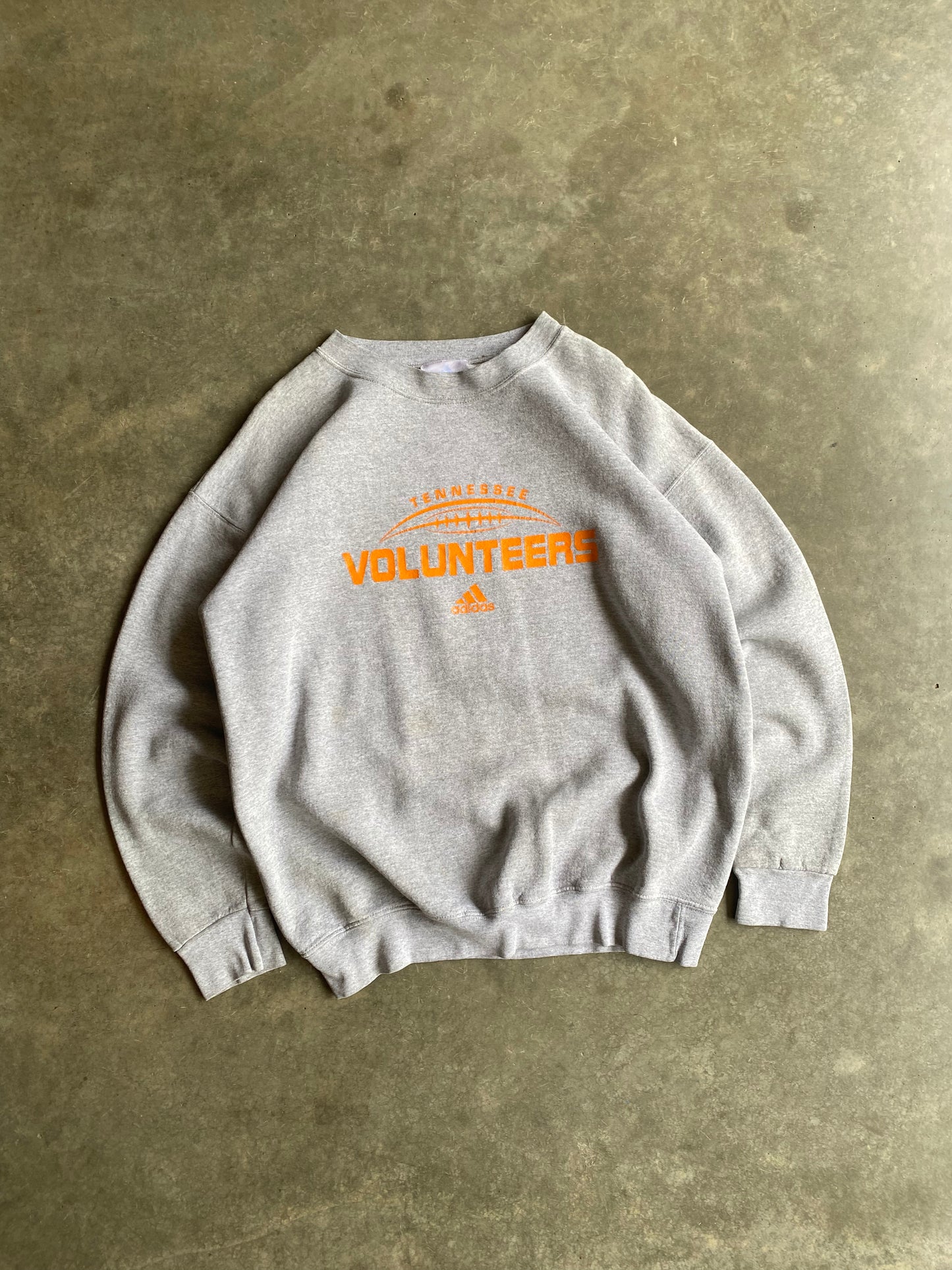 Vintage Tennessee Volunteers Football Adidas Crewneck - L