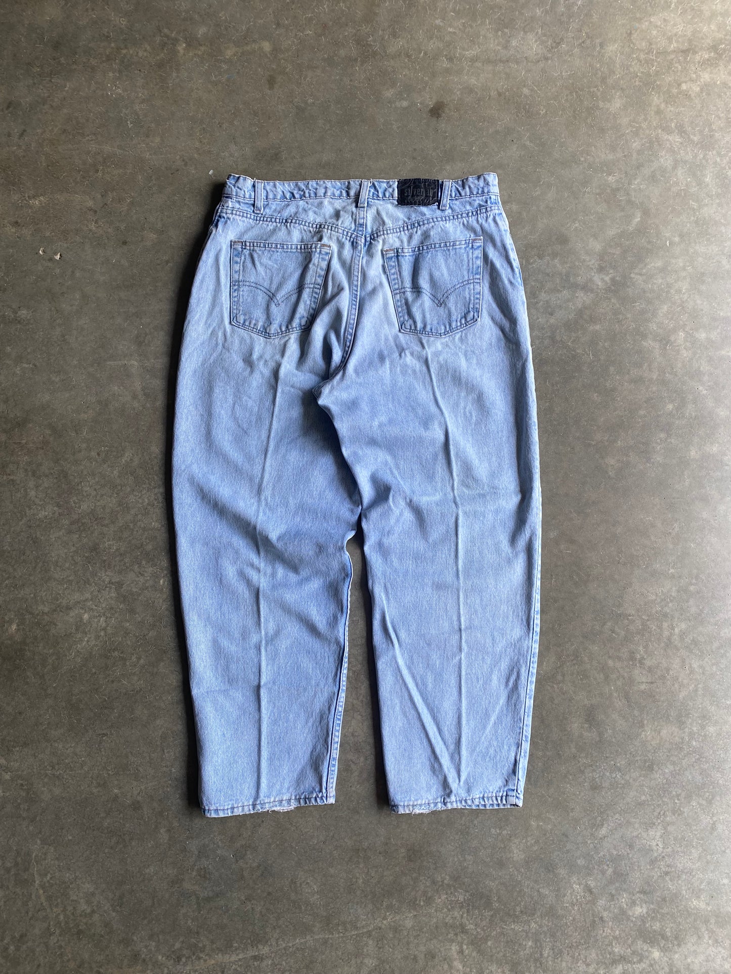 Vintage Levi Silver Tag Made in U.S.A Light Washed Pants