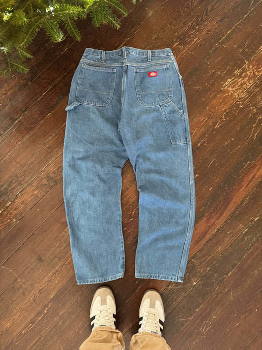 Vintage Dickies Size 34x30 Carpenter Jeans