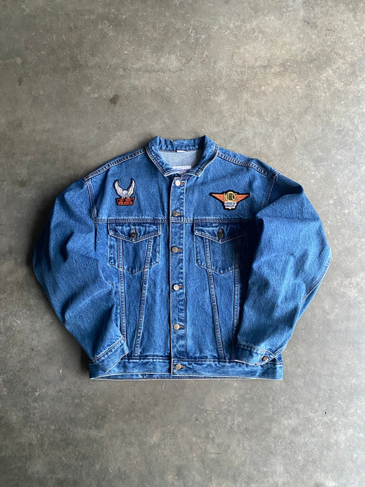 Vintage Harley Davidson Rare Jean Jacket - L