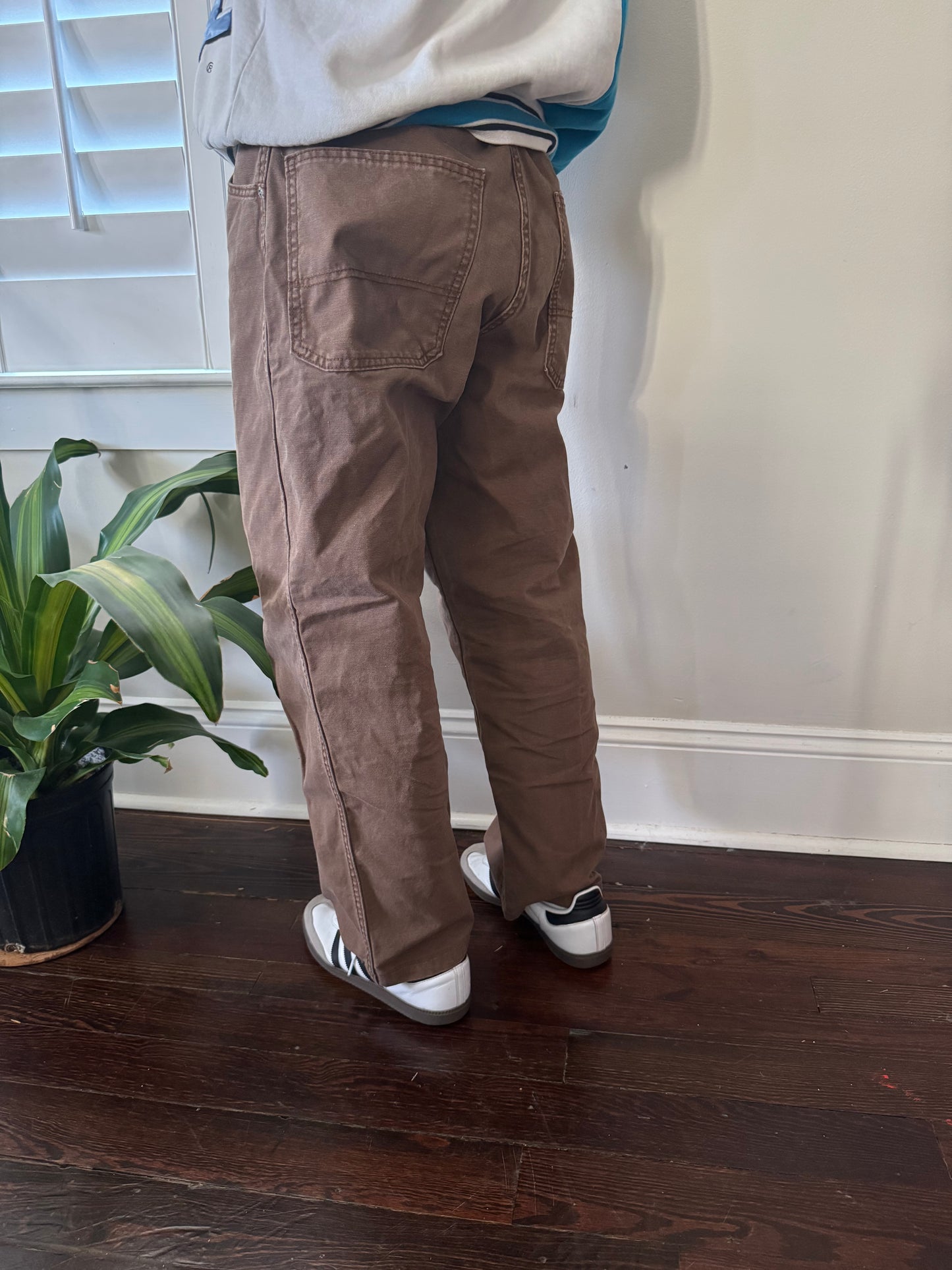 2010 Dickies Size 36x30 Mocha Colored Baggy Pants