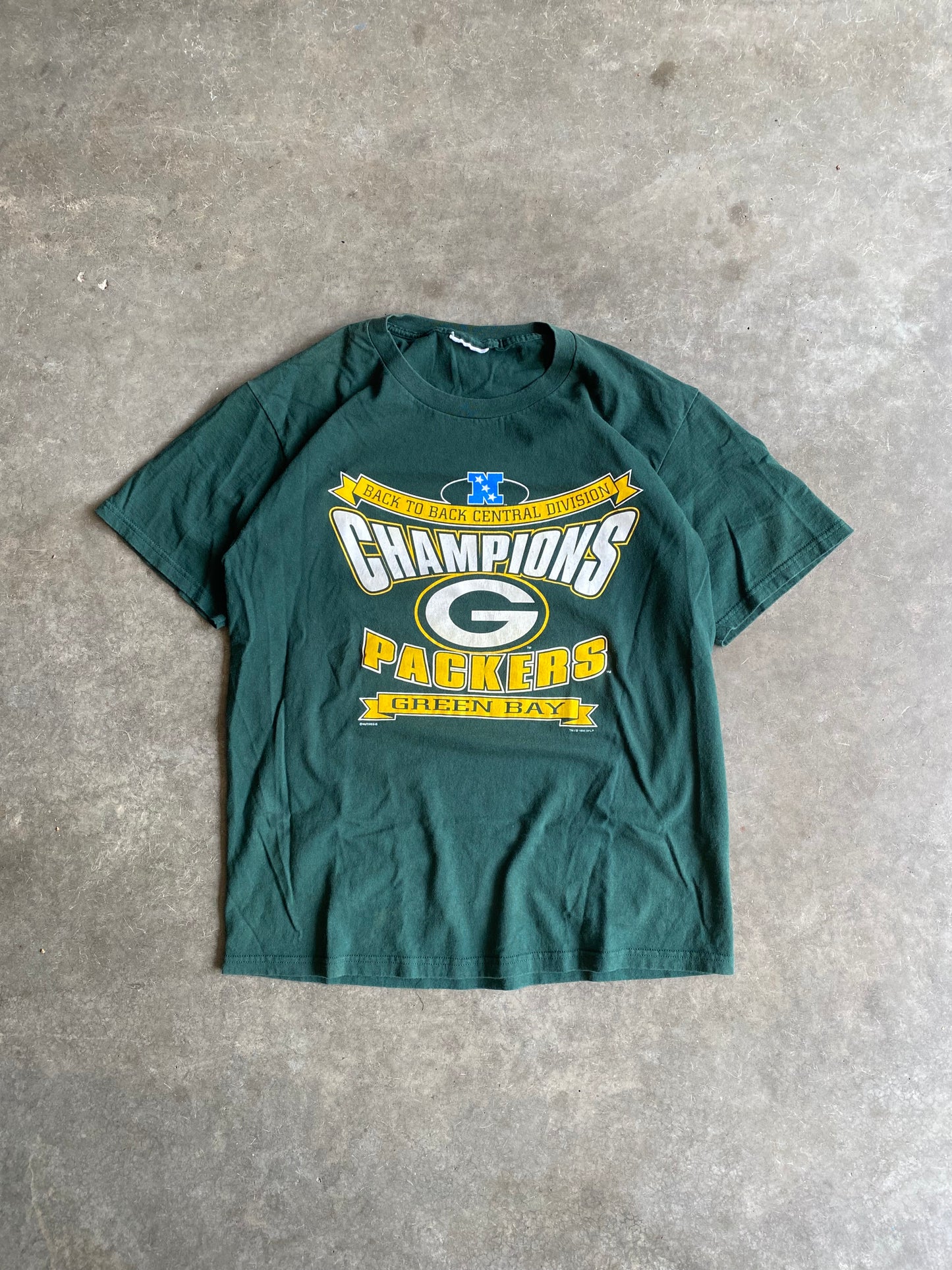 Vintage Green Bay Packers Champions Tee - XL