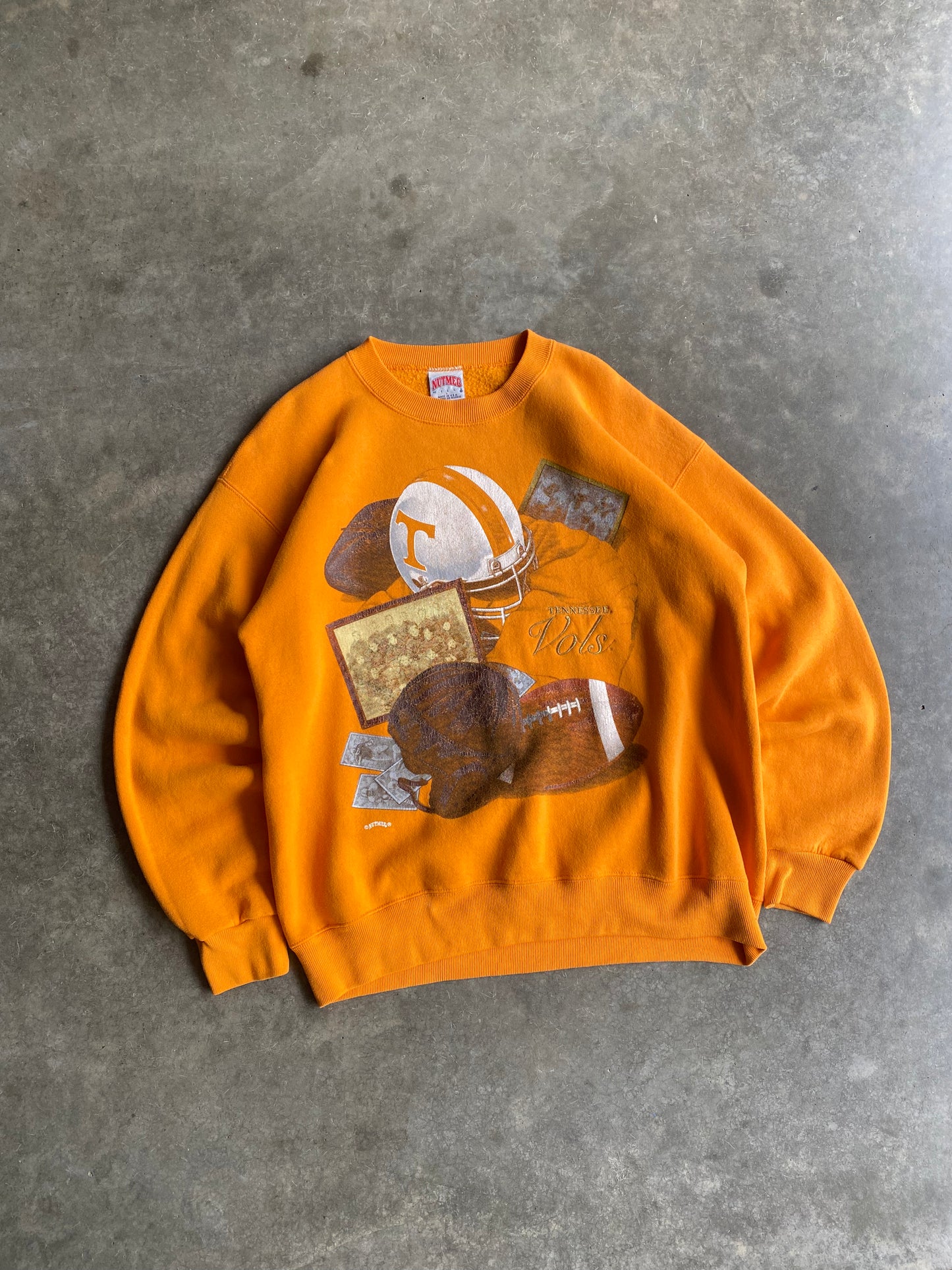 Vintage Tennessee Volunteers Nutmeg Mills Crewneck - XL