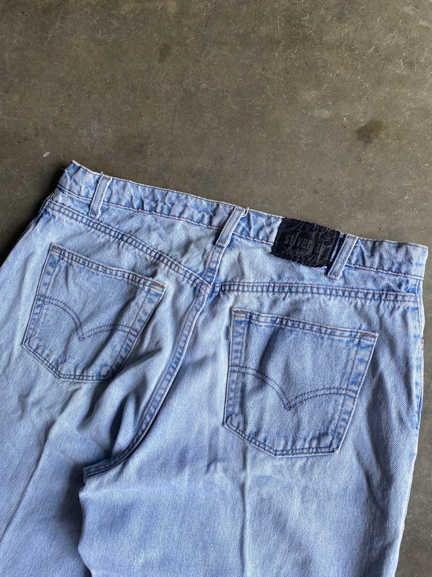 Vintage Levi Silver Tag Made in U.S.A Light Washed Pants