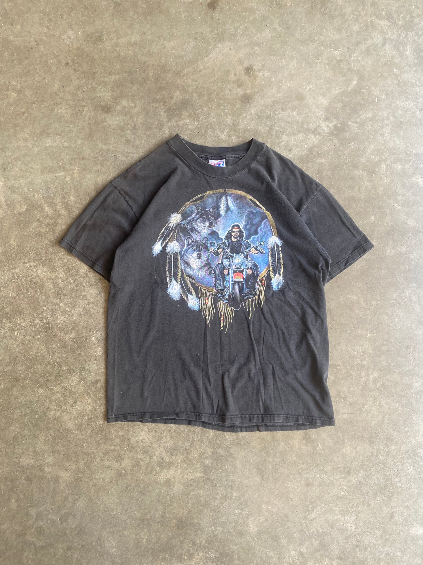 Vintage Easyriders Motorcycle Nature Tee - L