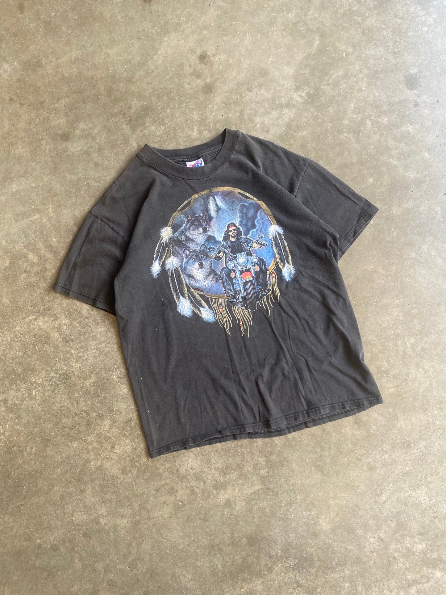 Vintage Easyriders Motorcycle Nature Tee - L