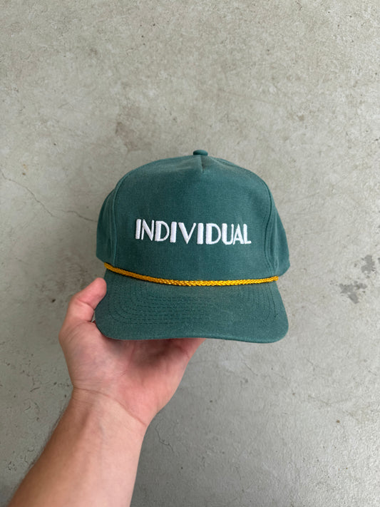 Vintage Individual Embroidered Trucker Hat