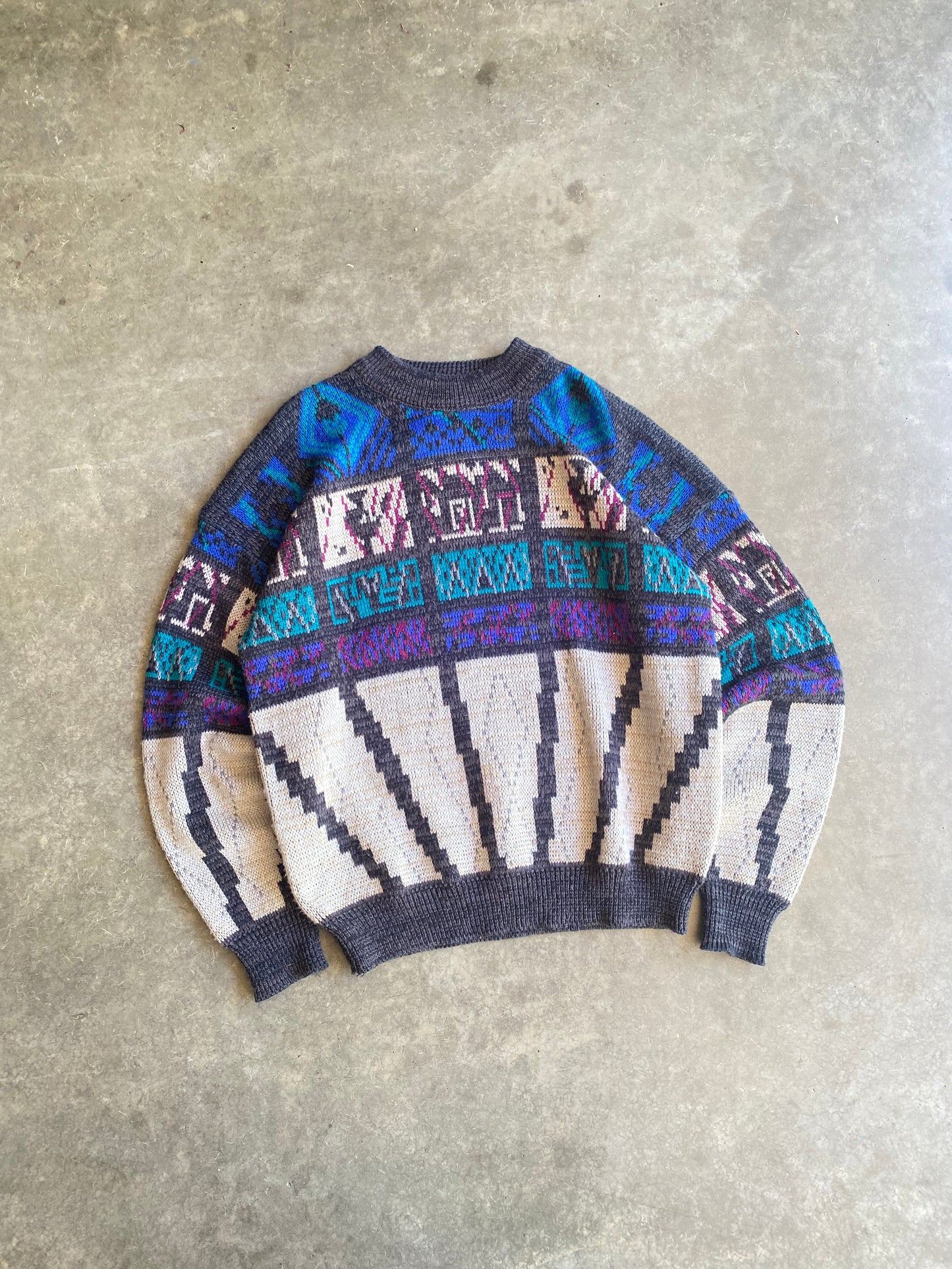 Vintage Multi-Colored Austin Reed Sweater - XL