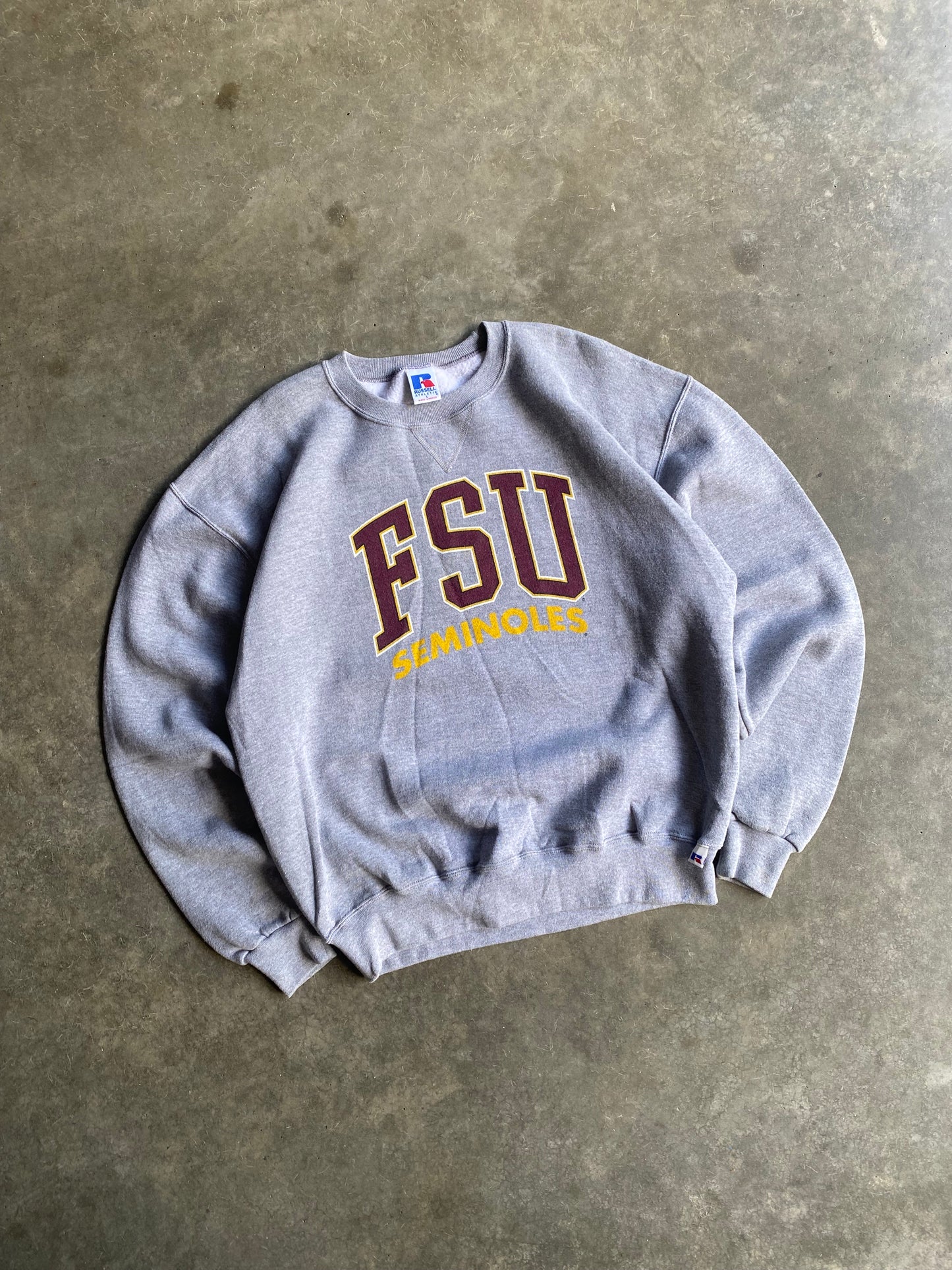 Vintage Florida State Seminoles Russell Athletics Crew - L