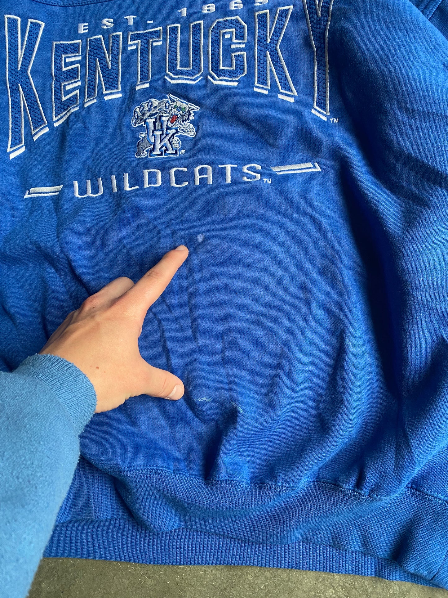 Vintage Kentucky Wildcats Lee Sports Crew - L