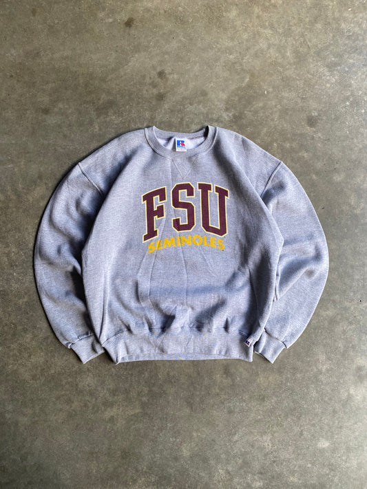 Vintage Florida State Seminoles Russell Athletics Crew - L