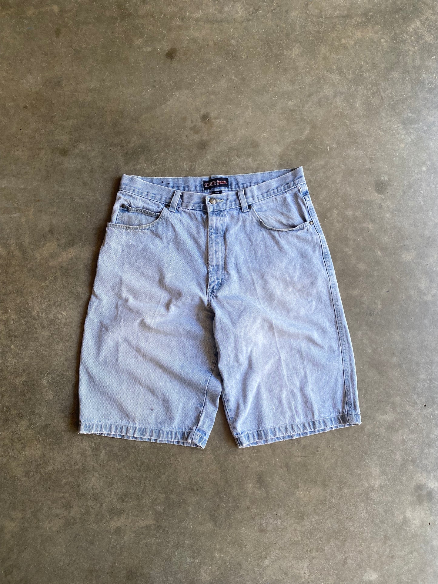 Vintage Trust Faded Light Washed Jeans