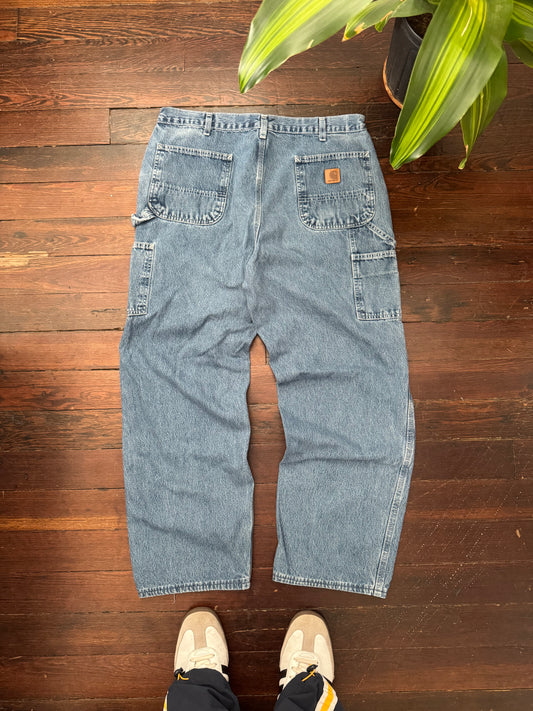 Vintage Carhartt Size 38x32 Carpenter Jeans