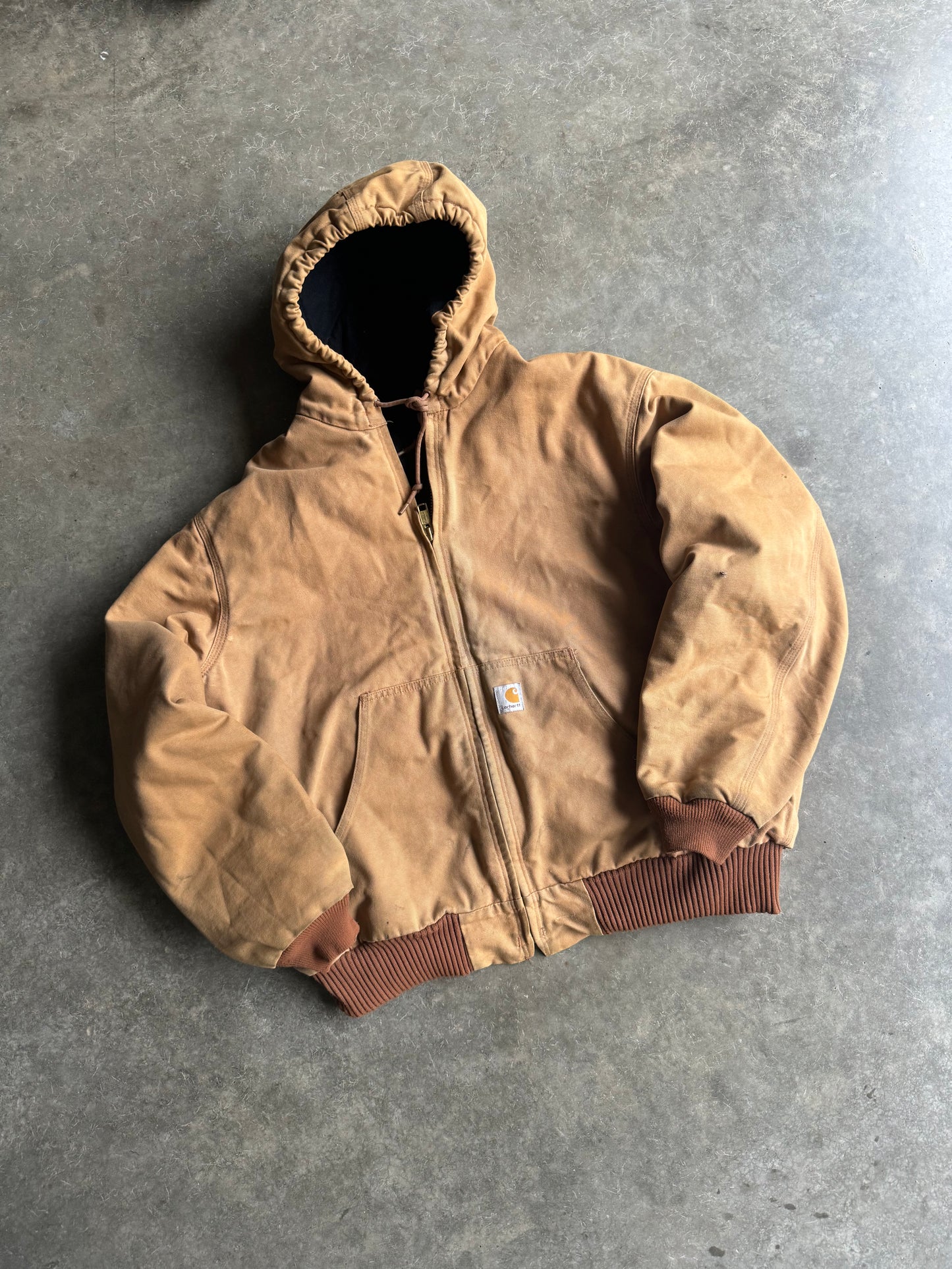 Vintage Carhartt Faded Distressed Workwear Jacket