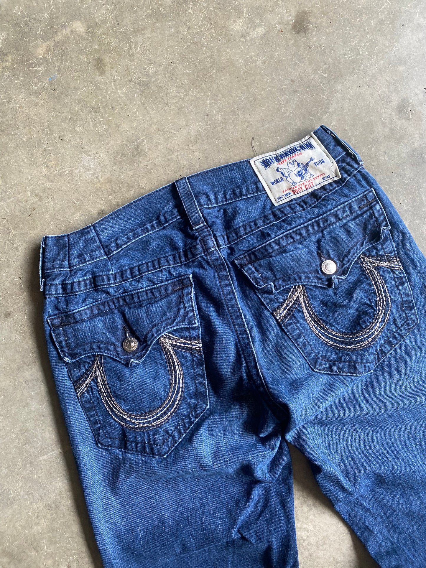 Vintage True Religion Embroidered Boot Cup Pants