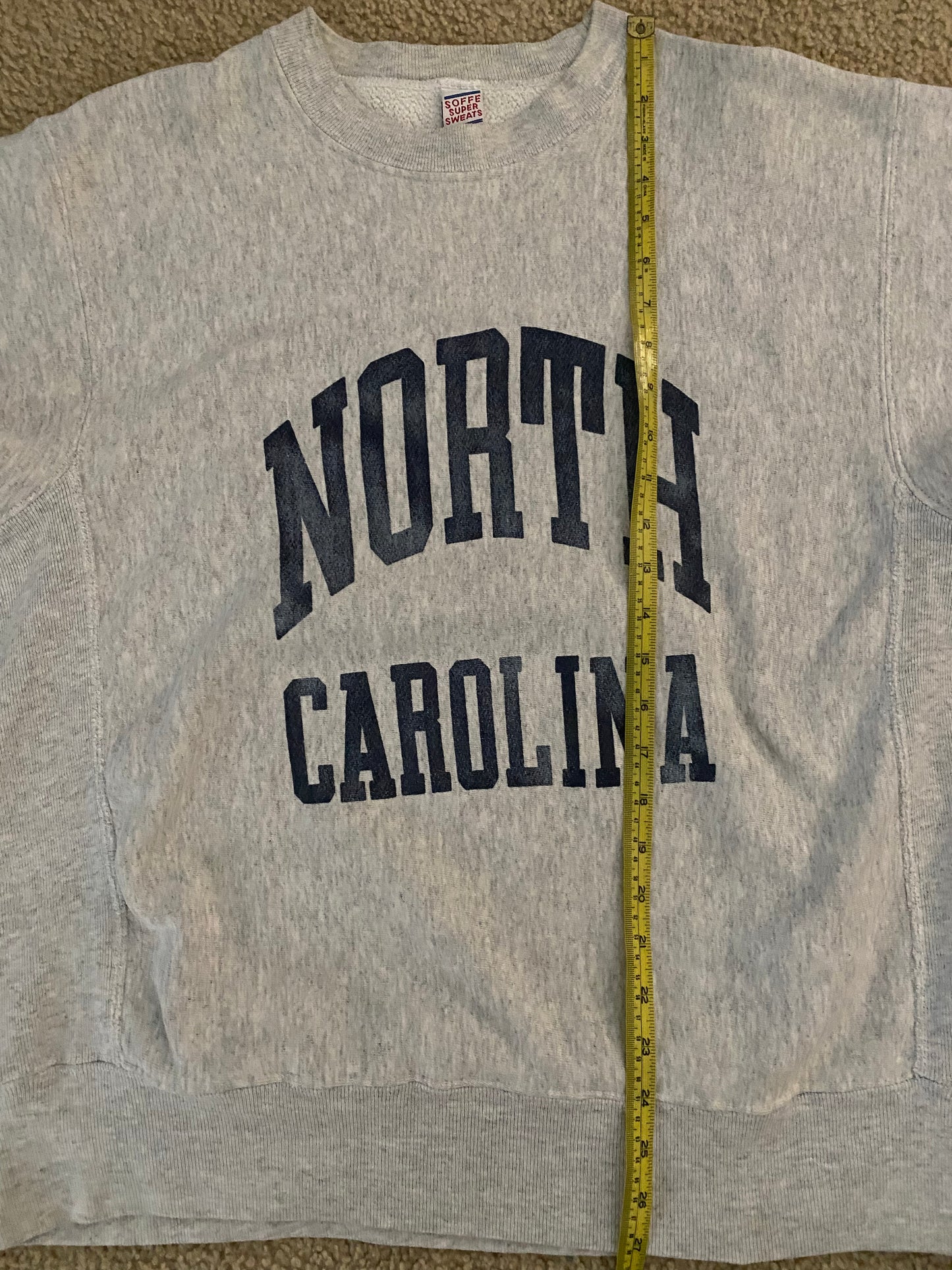 Vintage UNC Tar Heels Reverse Weave Crew - XL